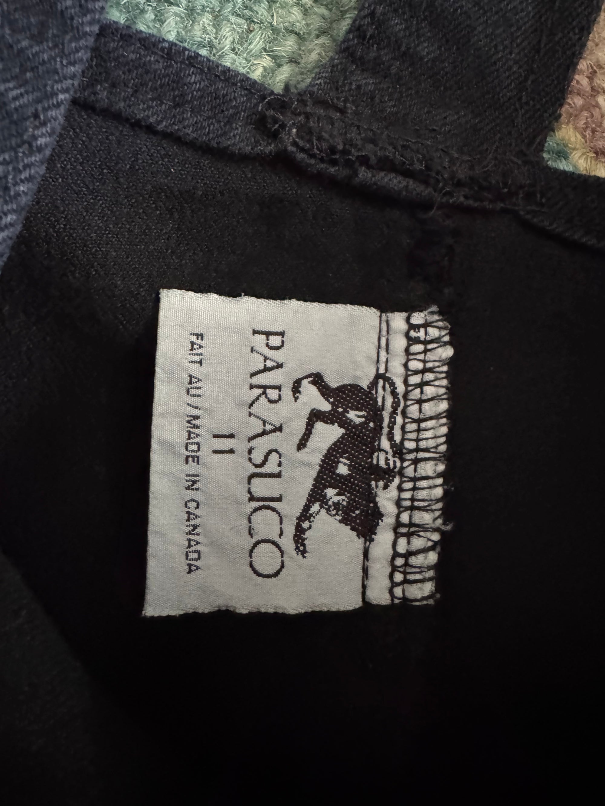 90s Parasuco Black Denim Skinny Overalls Jumpsuit Y2k