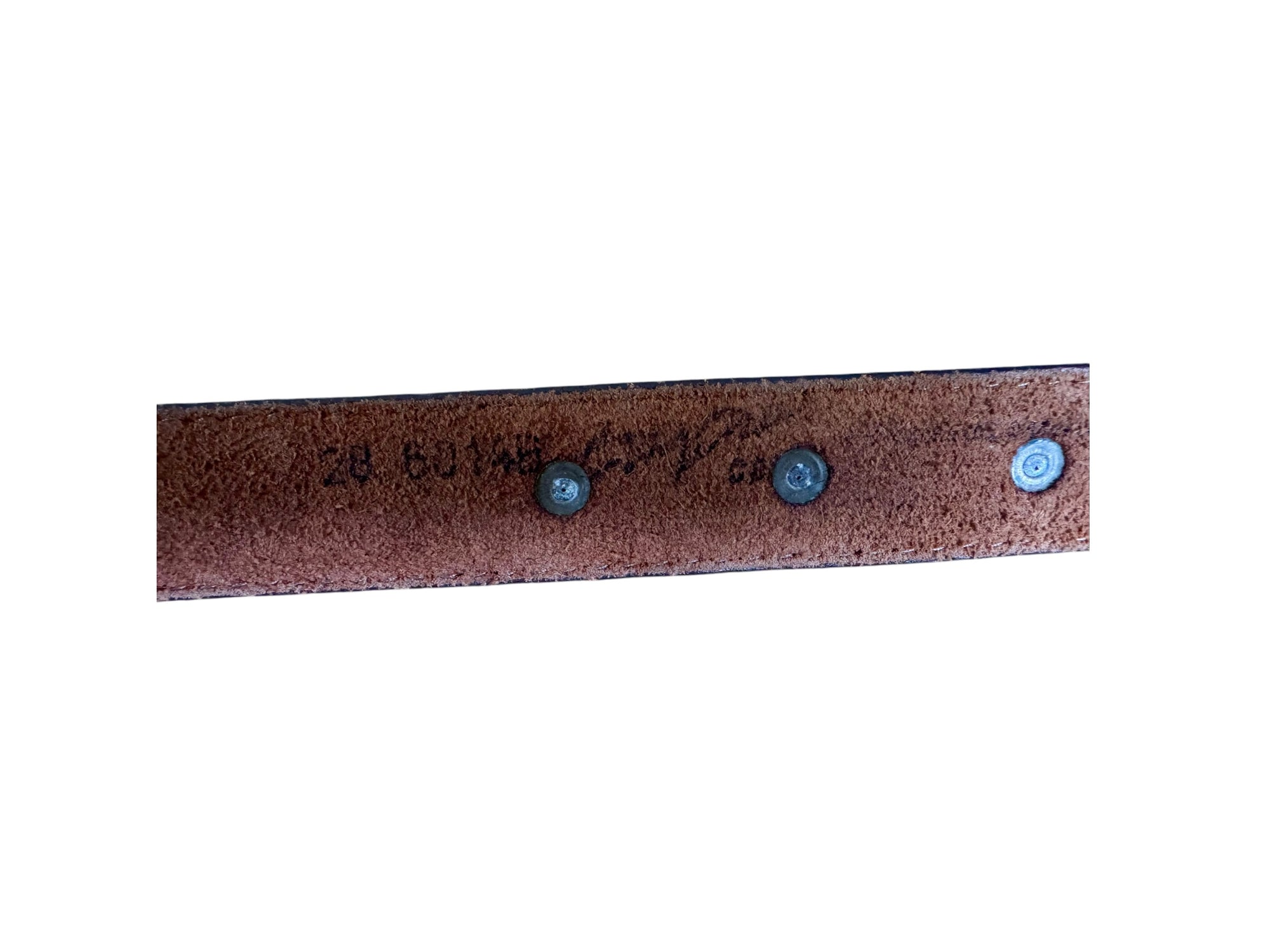 80s Billy Brown Leather Concho Belt Western Belt