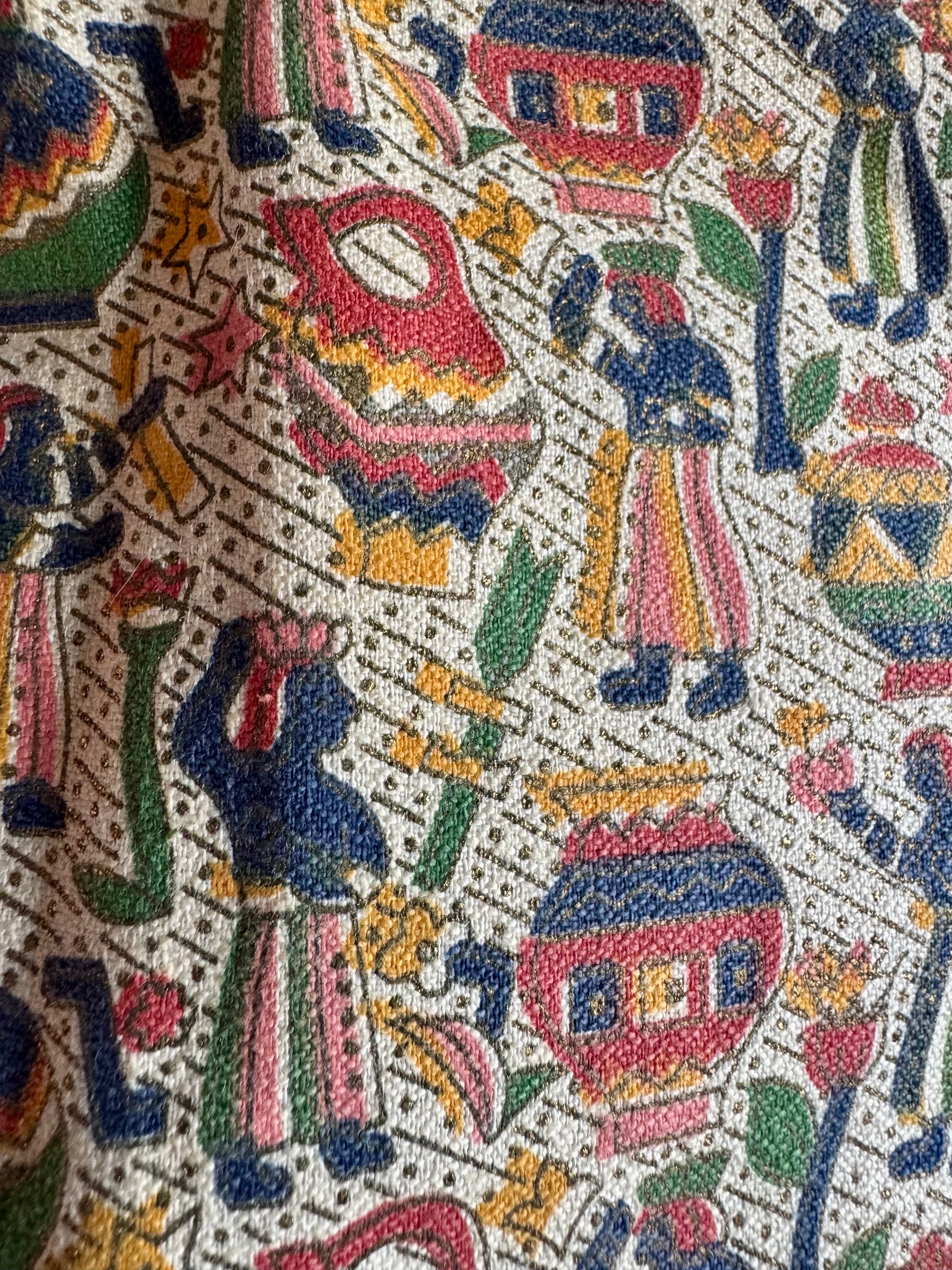 70s Madhubani Foldable Clutch Bag