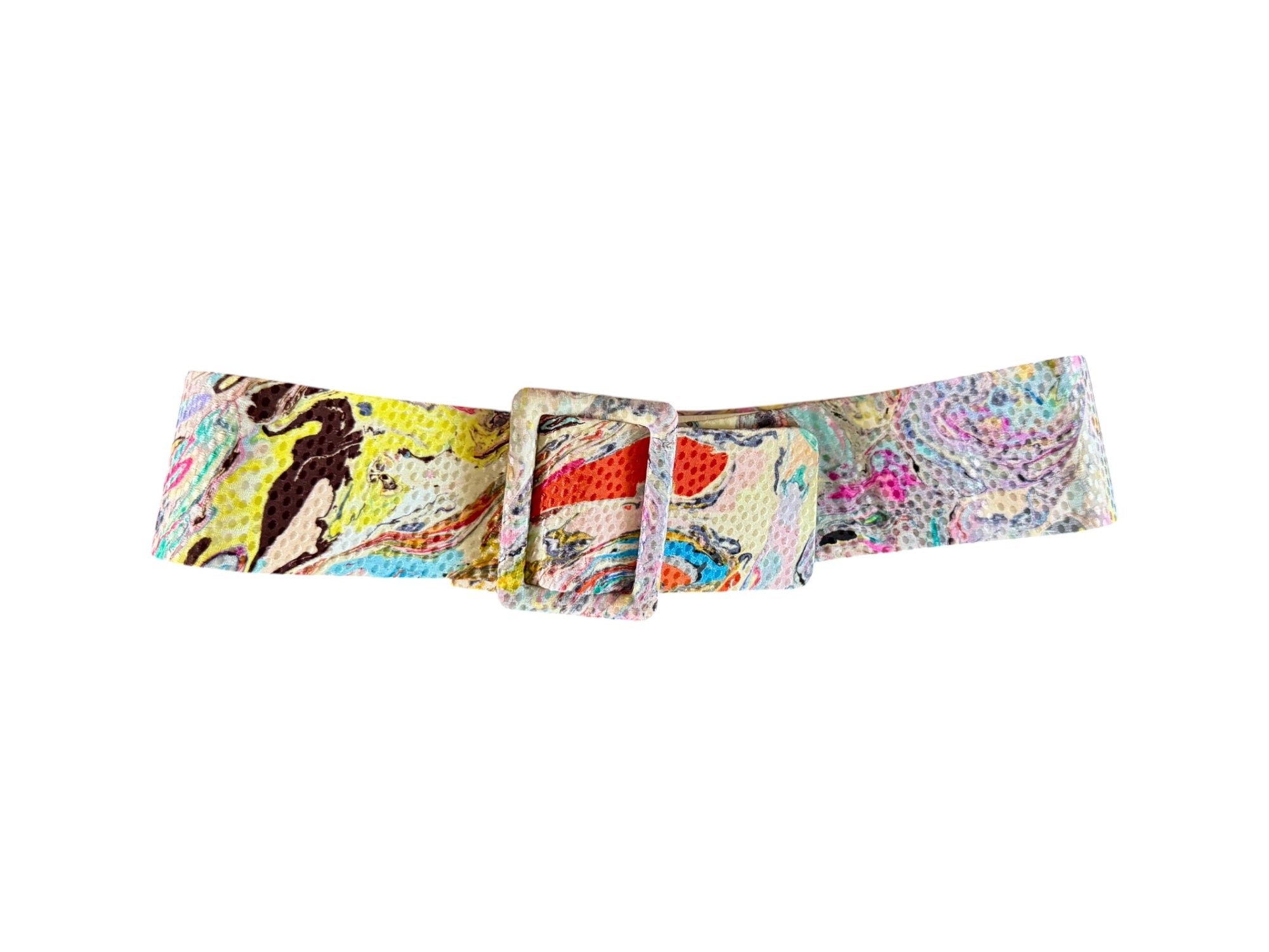 80s Abstract Watercolor Belt