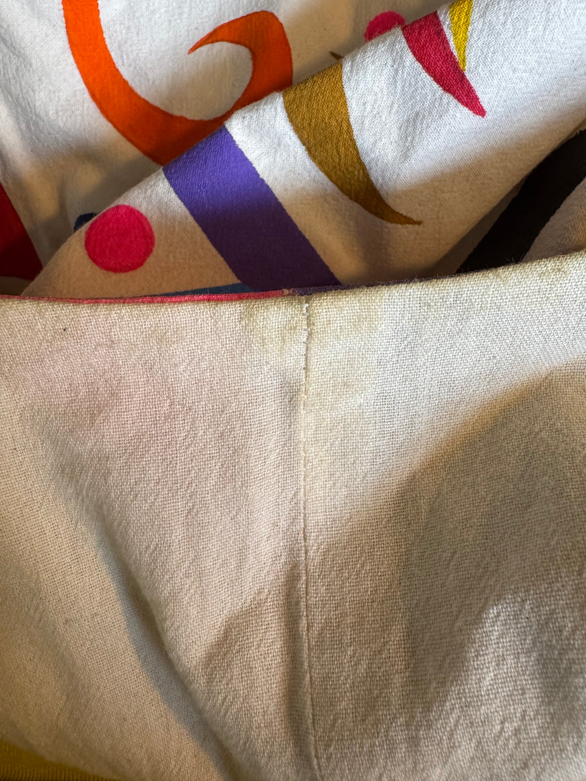 80s Mexican Hand-Painted Otomi Style Jacket