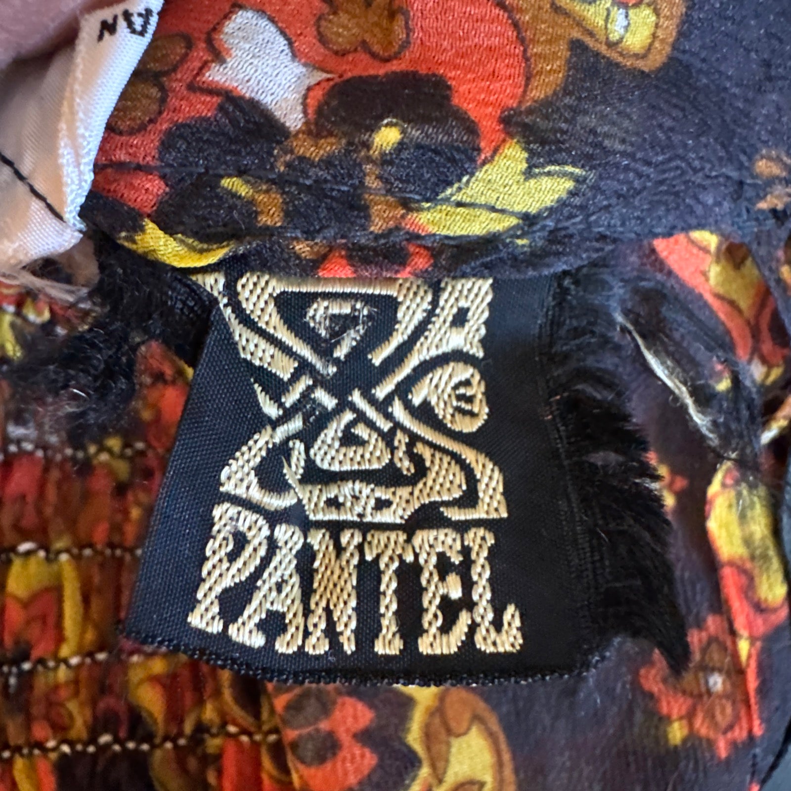 70s Pantel Colorful Floral Paisley Maxi Dress