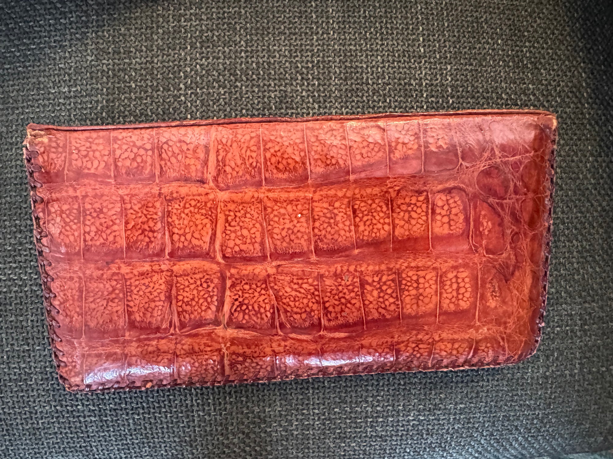 50s Alligator Envelope Clutch