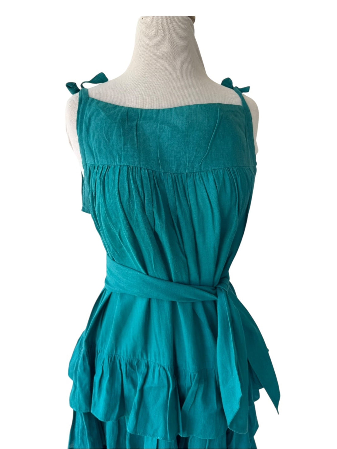 70s Girasol Ruffle Maxi Dress