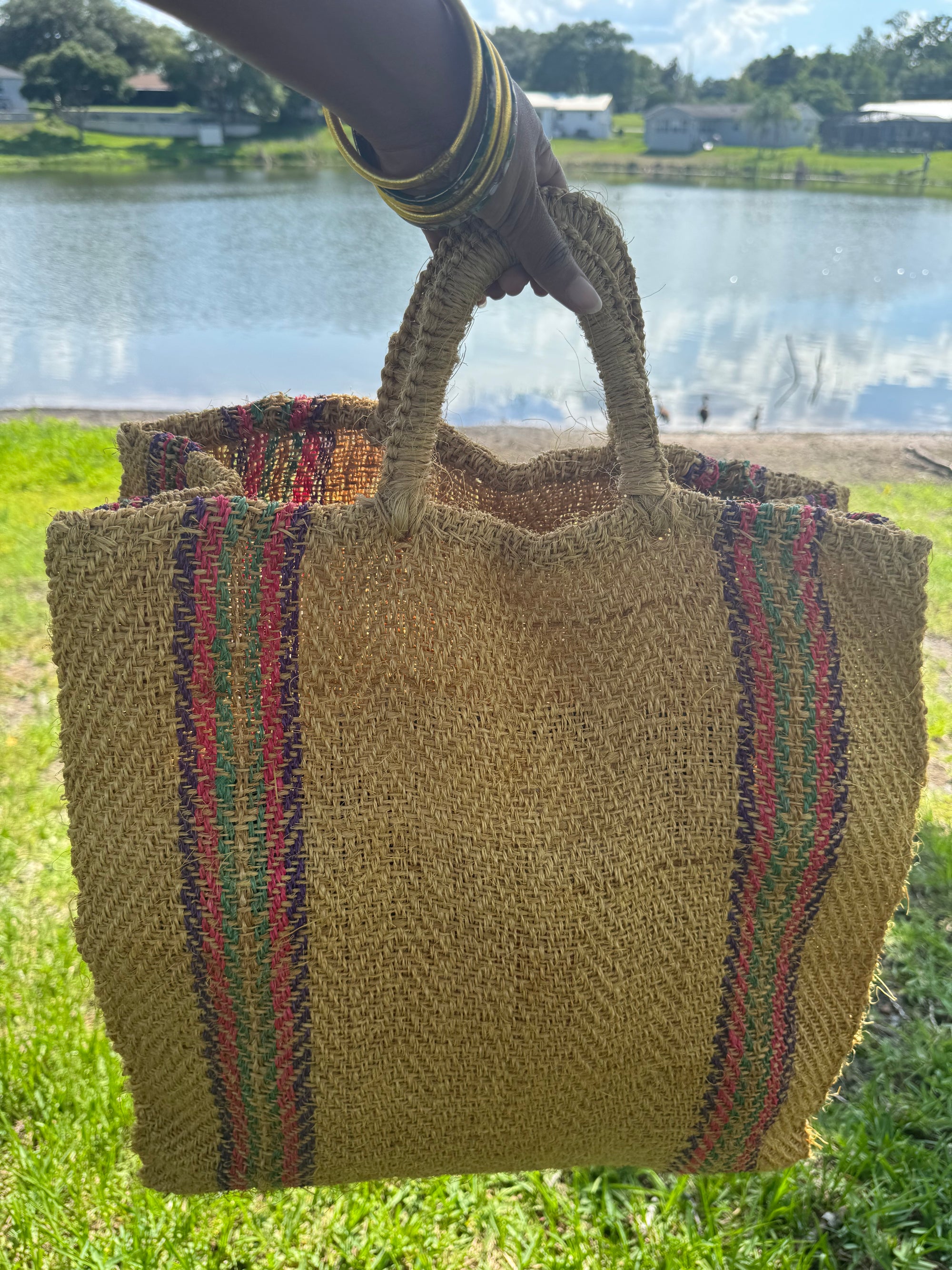 Mexican Jute XL Beach Market Bag