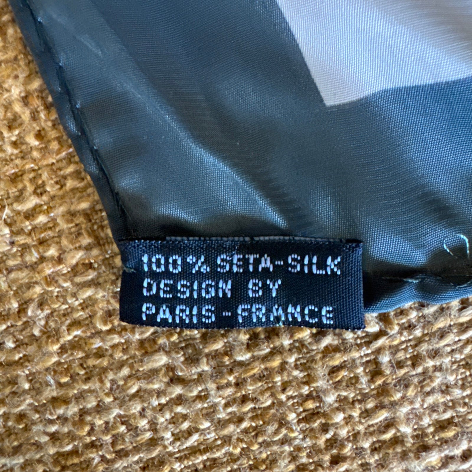 80s Prada Milano Silk Logo Scarf 33” Sheer *As Is*