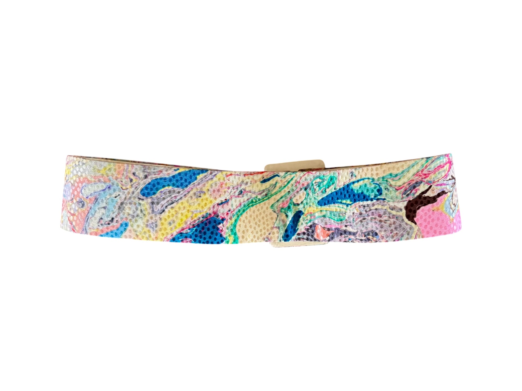 80s Abstract Watercolor Belt