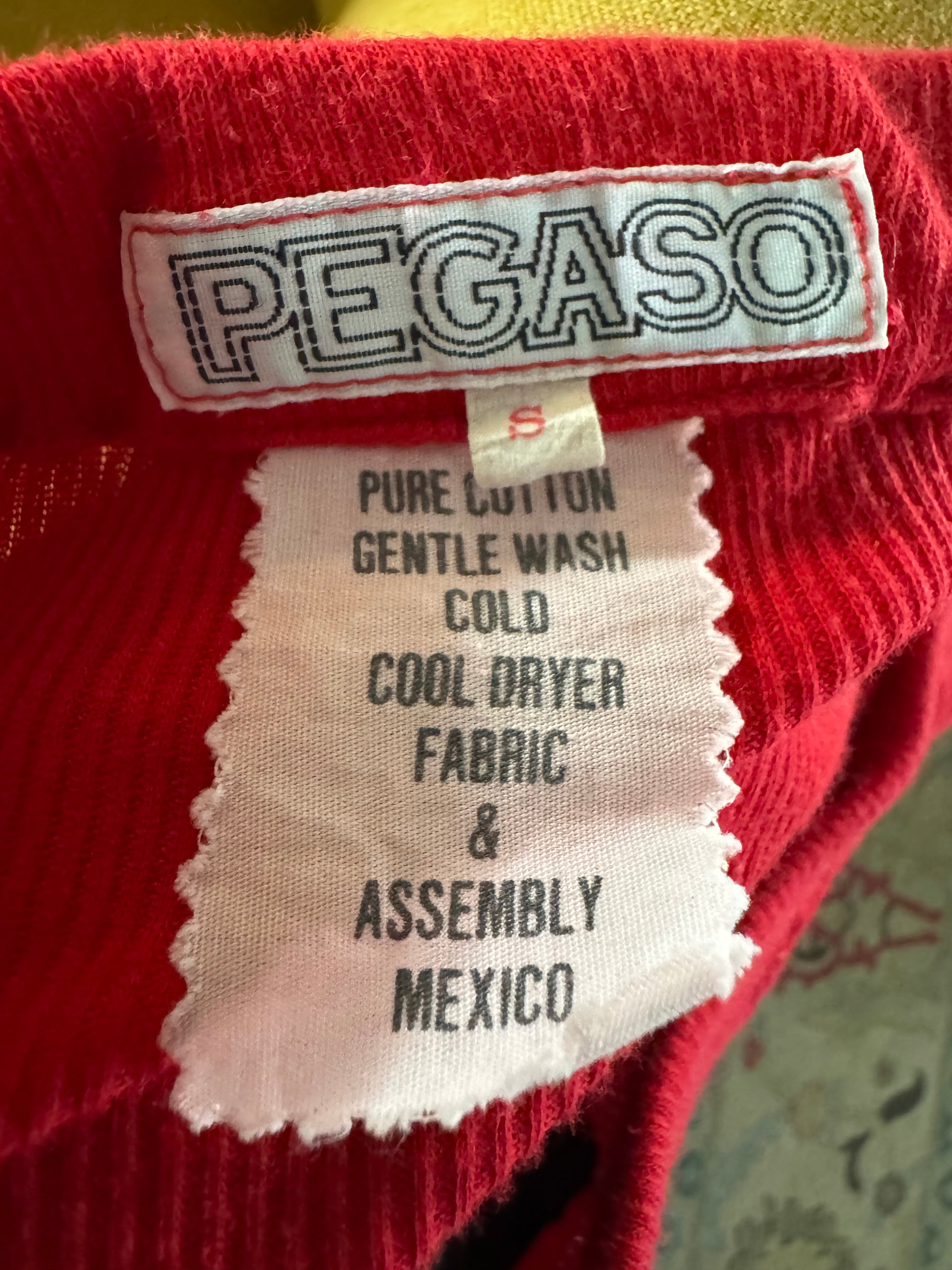 80s Pegaso Quilted Patchwork Full Sweep Skirt