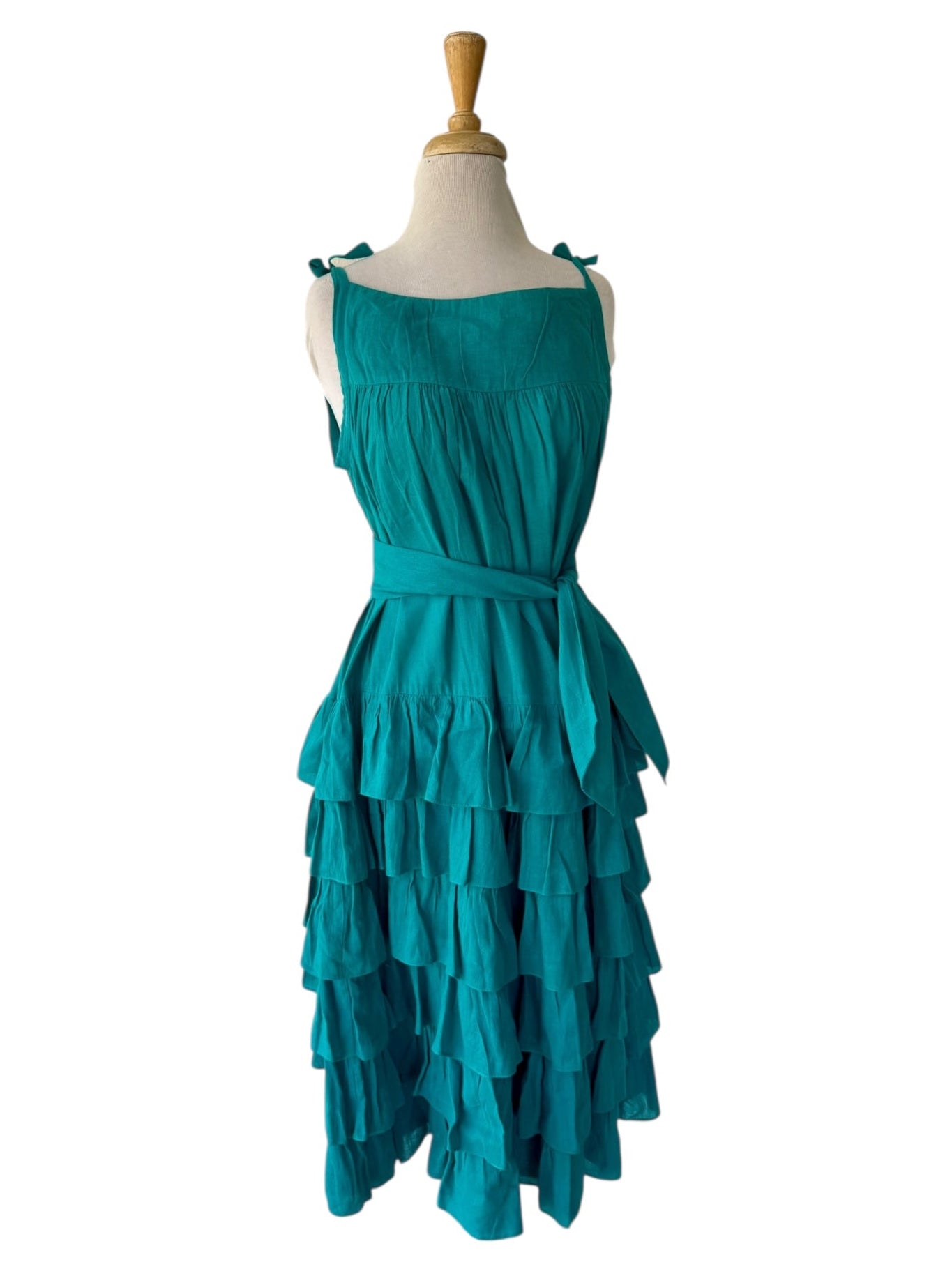 70s Girasol Ruffle Maxi Dress