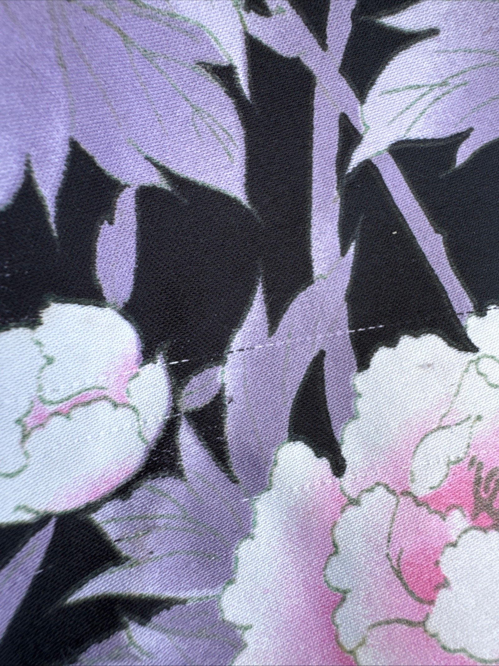 90's Peacock Colorful Floral Kimono Robe