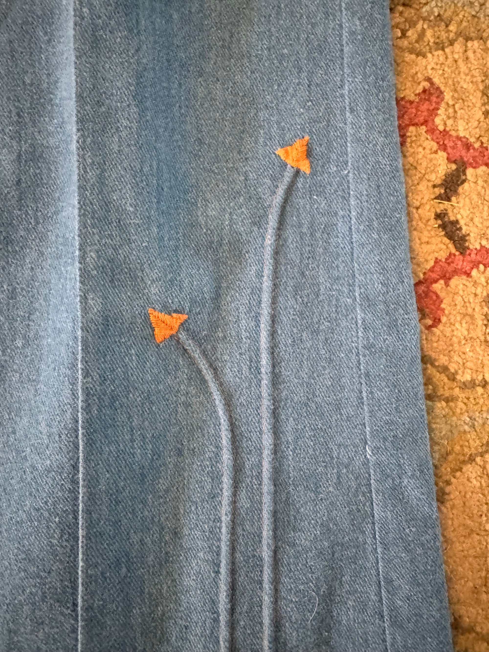 70s H Bar C Rancher Wide Leg Embroidered Bell Bottom Jeans