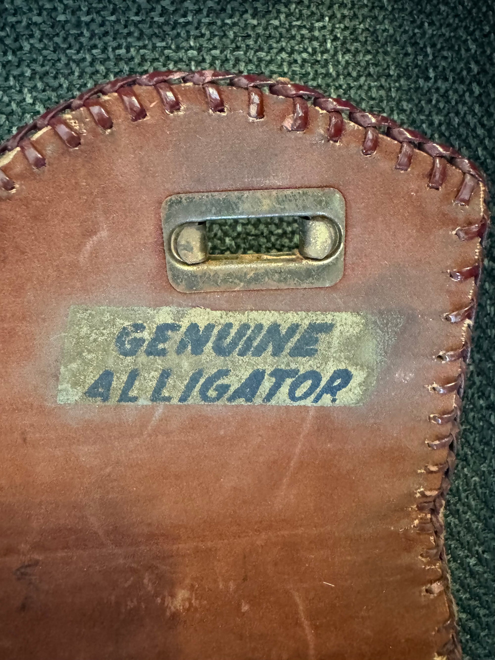 50s Alligator Envelope Clutch