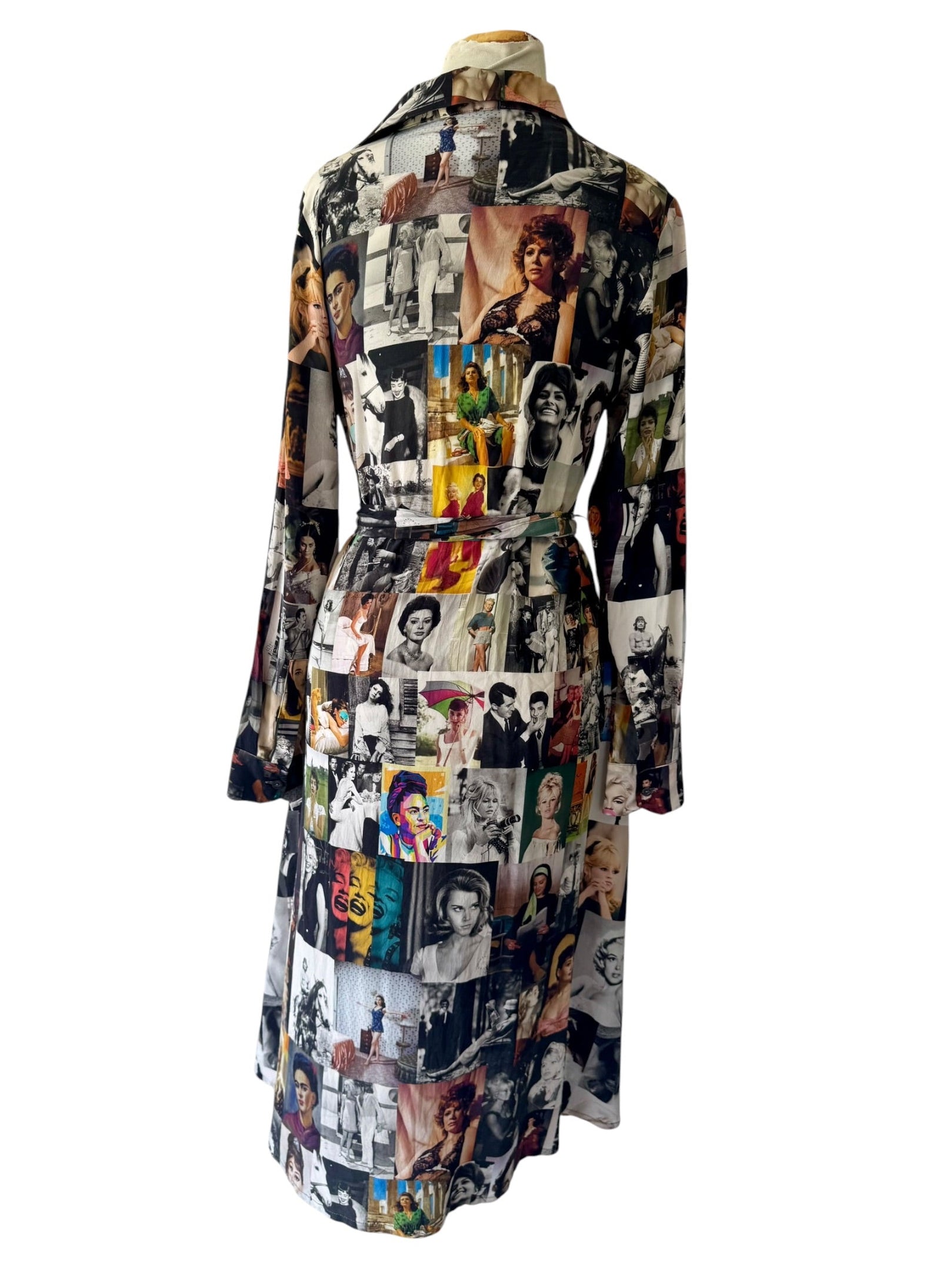 Unbreak.it Icons Patchwork Silk Shirt Dress