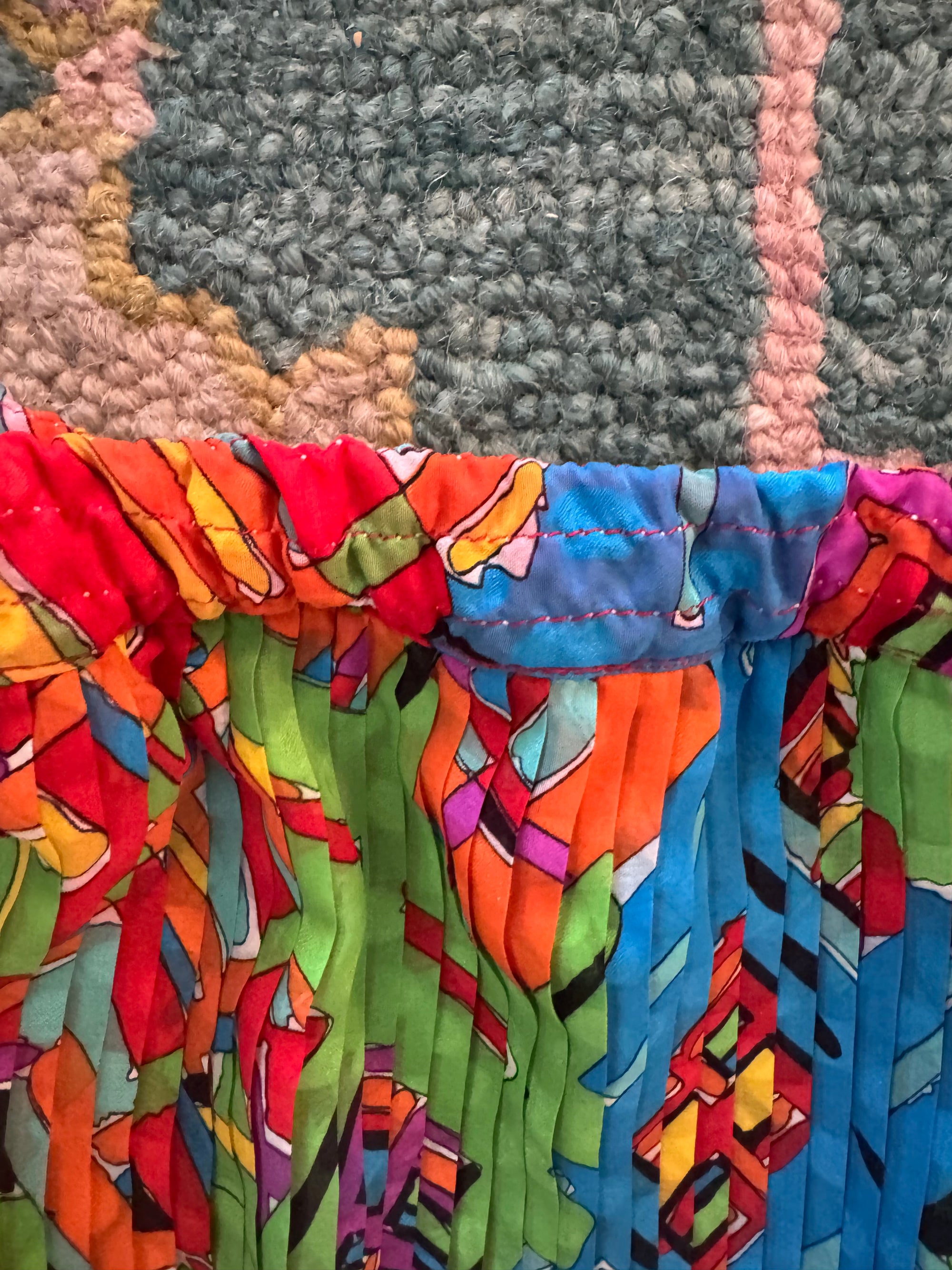 80s Diane Freis Colorful Print Skirt Set