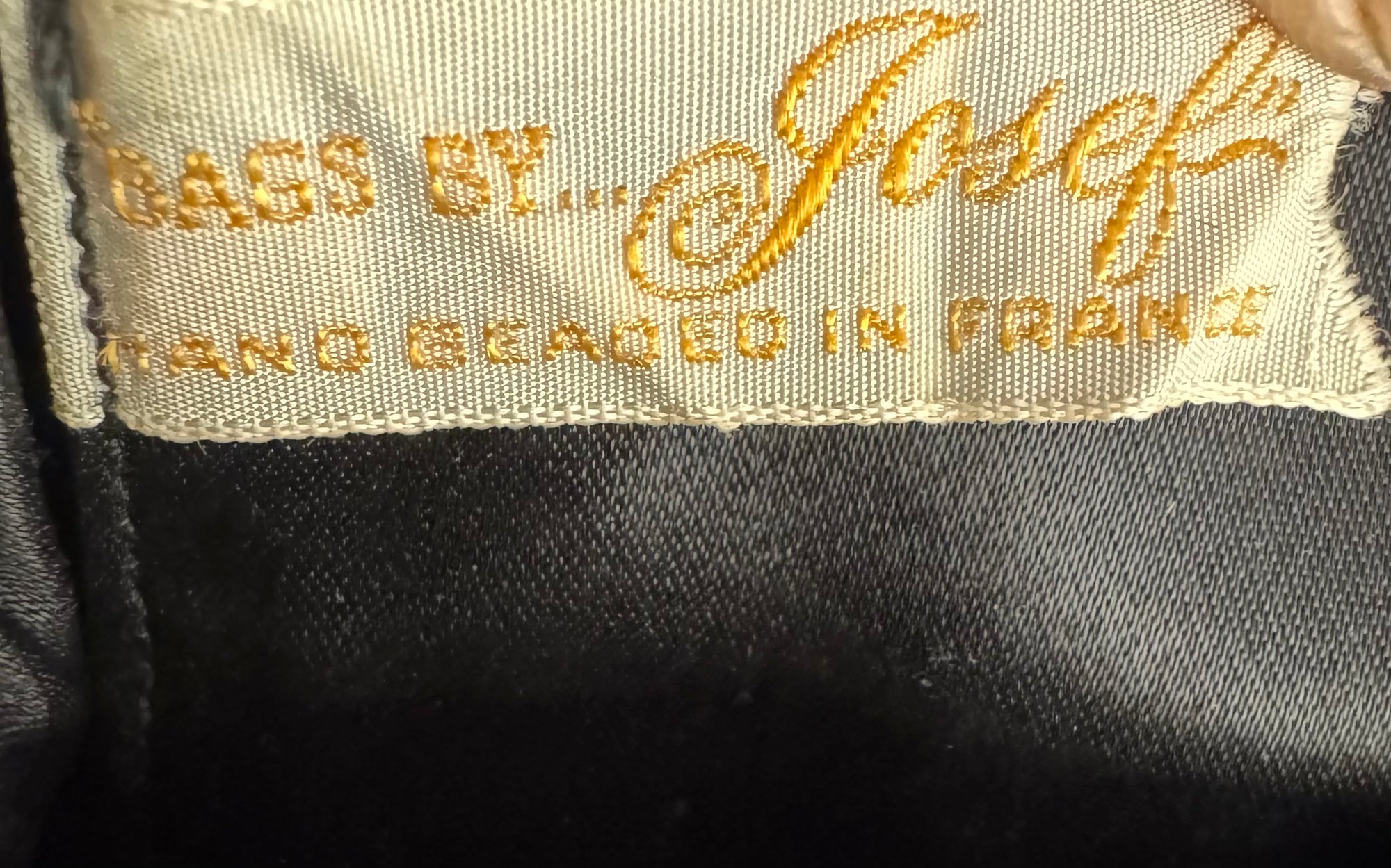 40s Josef Beaded Embroidered Floral Clutch Bag