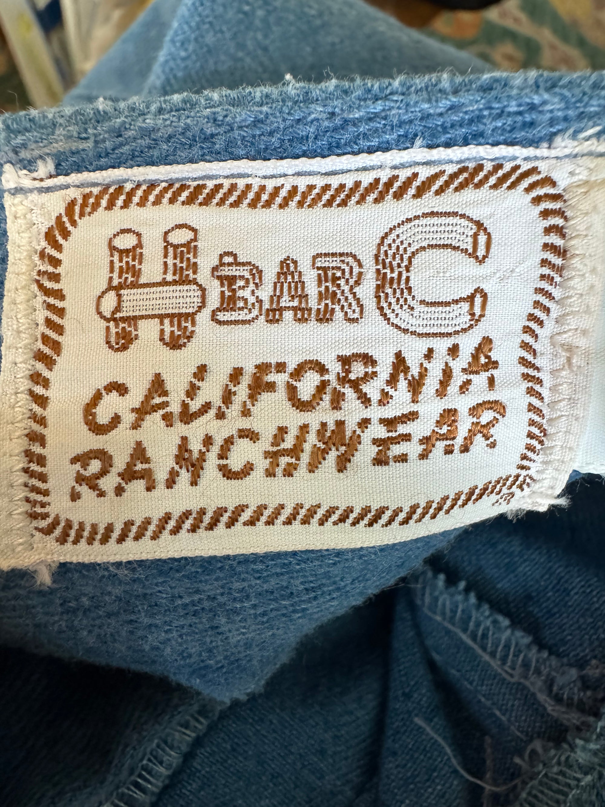 70s H Bar C Rancher Wide Leg Embroidered Bell Bottom Jeans