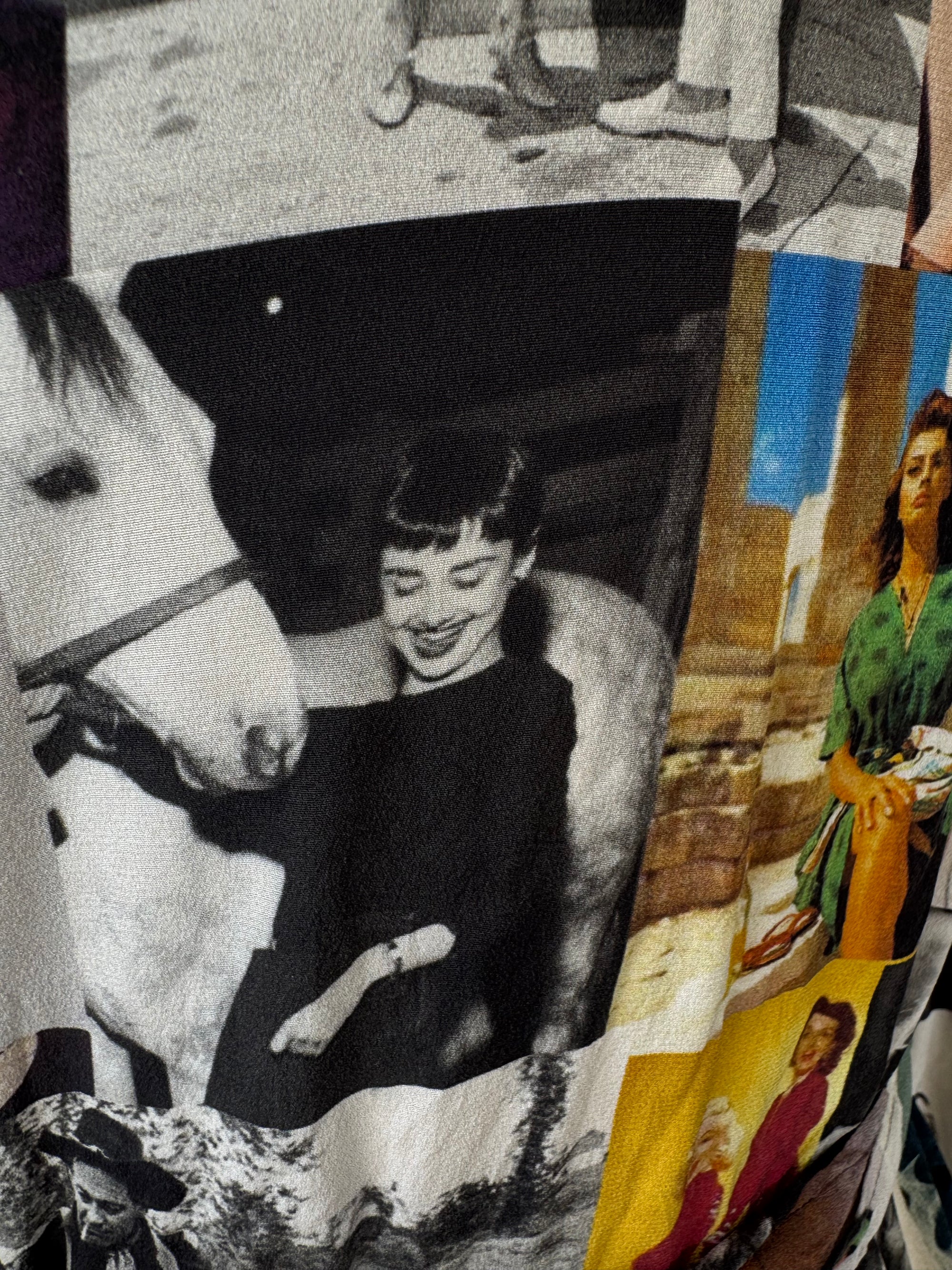 Unbreak.it Icons Patchwork Silk Shirt Dress