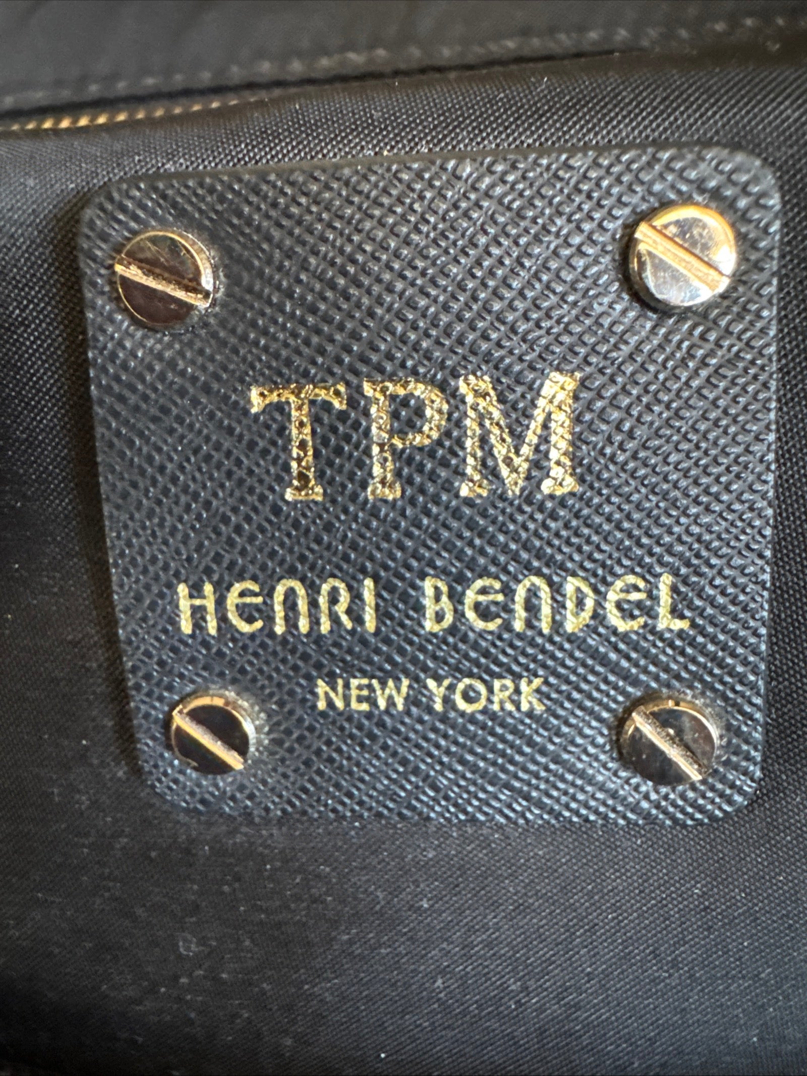 Henri Bendel Black Weekend Carry On Bag Wheeled Luggage