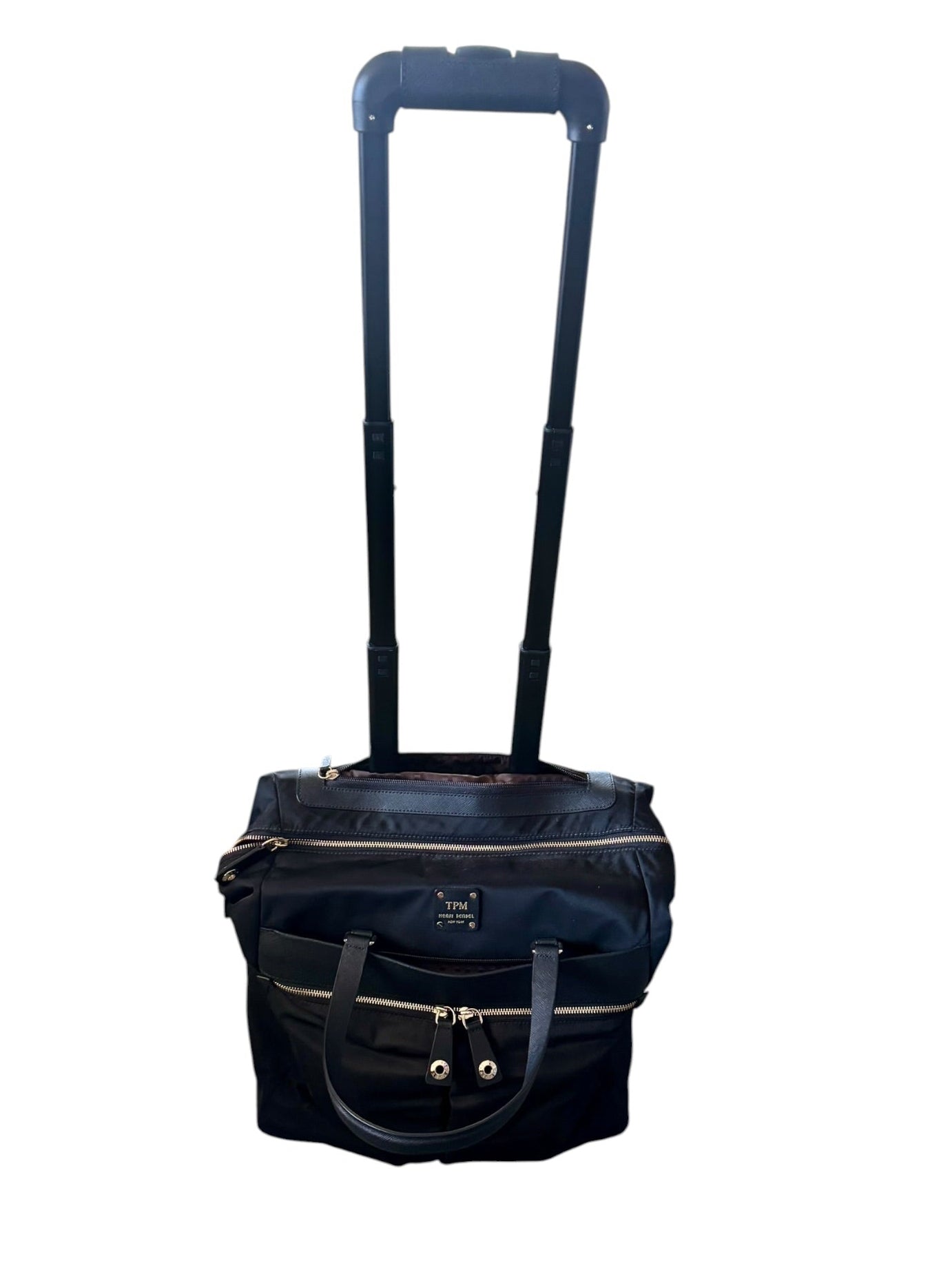 Henri Bendel Black Weekend Carry On Bag Wheeled Luggage
